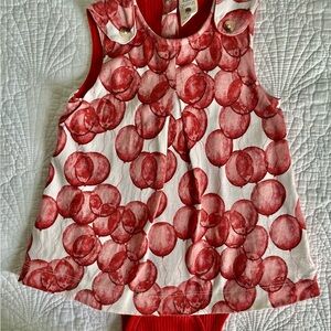 Kate Quinn Bodysuit Dress in Red Balloon